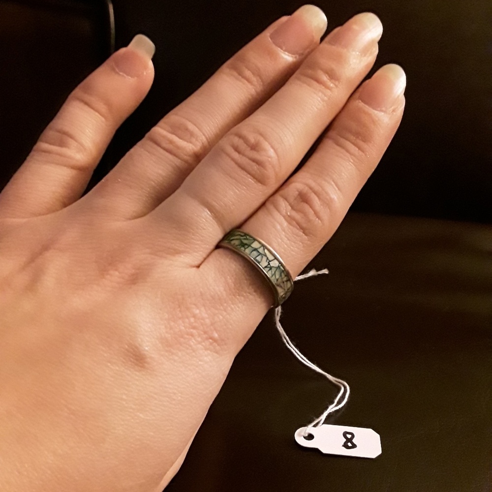 Beautiful green color ring
